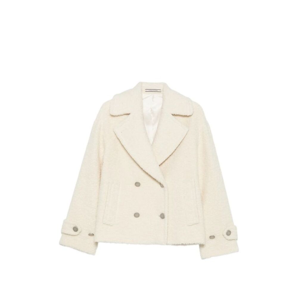 Tagliatore Neutrals Coats - Double Breasted & Peacoats Women
